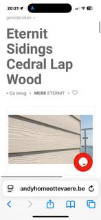 Eternit Sidings Cedral Lap Wood, Ophalen, Nieuw