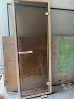 Glasdeur met kader, Ophalen, Minder dan 80 cm, Binnendeur, Minder dan 200 cm