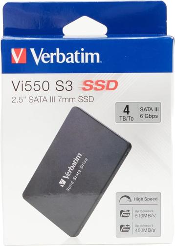 Verbatim Vi550 S3 SDD interne 4To SATA III disponible aux enchères