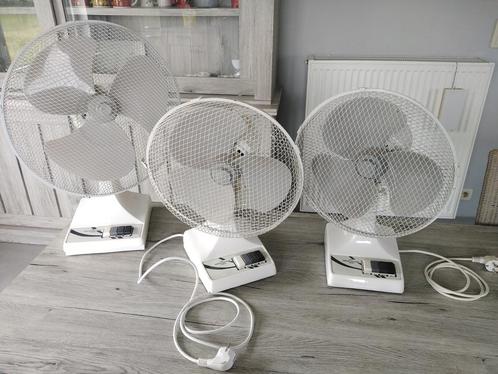 3 ventilatoren 2 kleine 12" en 1 grote 16", Elektronische apparatuur, Ventilatoren, Gebruikt, Ophalen of Verzenden