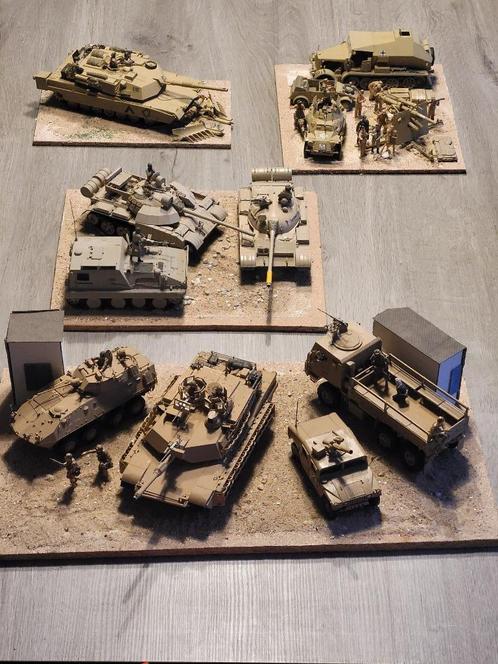 Verschillende dioramas te koop, Hobby en Vrije tijd, Modelbouw | Figuren en Diorama's, Gebruikt, Diorama, 1:35 tot 1:50, Ophalen
