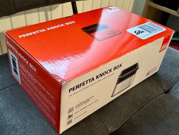Solis perfeta knock box - Espresso Portafilter, Elektronische apparatuur, Koffiezetapparaten, Nieuw, Gemalen koffie, Overige modellen