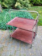 Rolwagen donker. Chroom. Merk GERLINOL. Made in Germany., Ophalen, Gebruikt