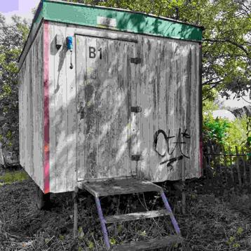  Robuuste werfkeet/schaftwagen/ tiny house beschikbaar voor biedingen