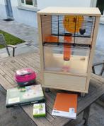 Hamsterkooi, mooi meubel luxeversie met veel accessoires!, Ophalen, Kooi, Gebruikt, 60 tot 90 cm