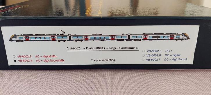 Van Biervliet Desiro "08203" AC Dig Sound Mfx, Hobby & Loisirs créatifs, Trains miniatures | HO, Comme neuf, Set de Trains, Autres marques
