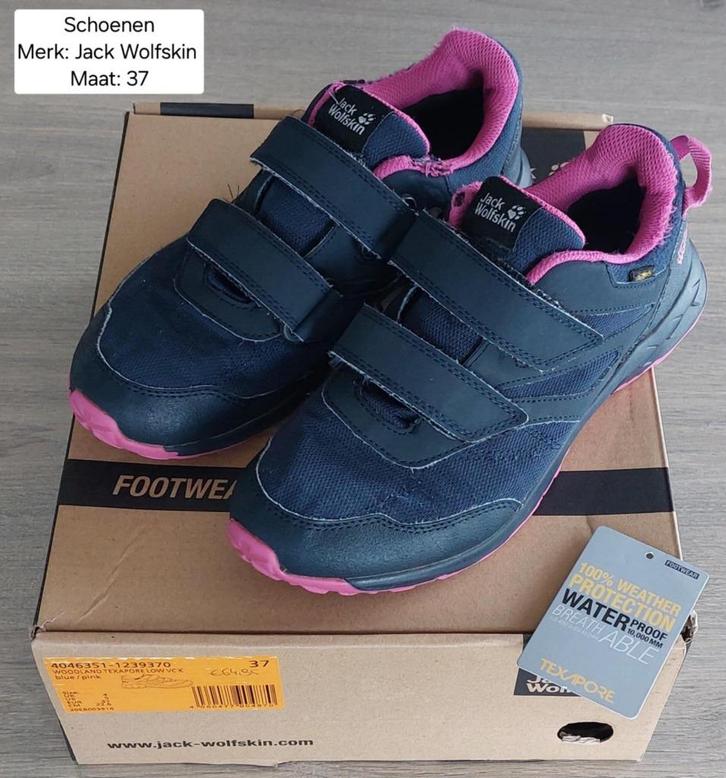 Schoenen meisje: maat 37. Merk: Jack Wolfskin + doos, Kinderen en Baby's, Kinderkleding | Schoenen en Sokken, Zo goed als nieuw