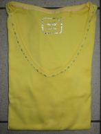 T-shirt jaune pour femmes de la marque M.X.O. - taille XL -, Comme neuf, Jaune, Manches courtes, MXO