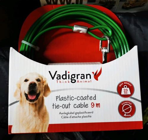 Câble d'installation Vadigran 9 mètres NOUVEAU, Animaux & Accessoires, Accessoires pour chiens, Neuf, Enlèvement ou Envoi