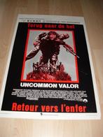 filmaffiche Uncommon Valor 1983 Gene Hackman filmposter, Comme neuf, Cinéma et TV, Enlèvement ou Envoi, Rectangulaire vertical