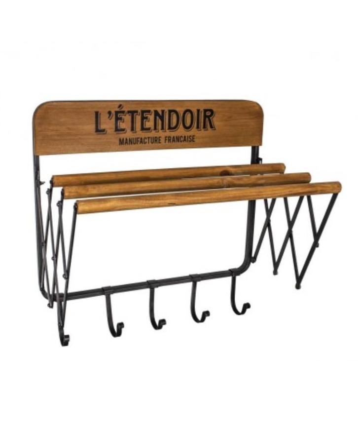 Droogrek - muurhanddoekrek - L'étendoir - landelijk, Tuin en Terras, Droogmolens en Wasrekken, Nieuw, Wasrek, Ophalen of Verzenden