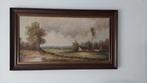 Schilderij - landschap met boerderij (Heinrich Knauf), Ophalen