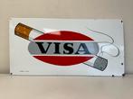 VISA emaille reclamebord 1968, Verzamelen, Ophalen of Verzenden, Gebruikt, Reclamebord