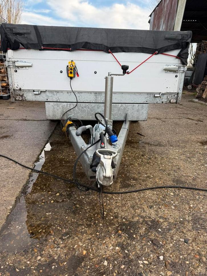 2 geremde elek aanhangwagens 12800 euro, Autos : Divers, Remorques, Comme neuf, Enlèvement