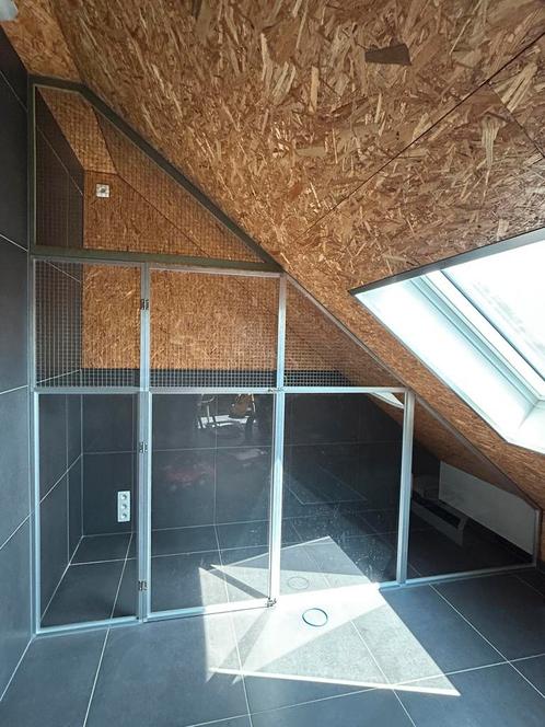 Kattenren met plexi onderkant, Dieren en Toebehoren, Katten-accessoires, Zo goed als nieuw, Ophalen