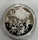 1 oz zilveren munt - Kerstnacht., Postzegels en Munten, Ophalen of Verzenden