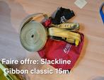 Slackline Gibbon Classic 15m, Enlèvement, Utilisé