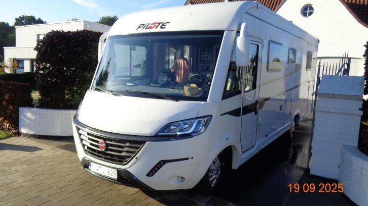 Pilote integraal: als nieuw en weinig km !!, Caravans en Kamperen, Mobilhomes, Particulier, tot en met 4, Integraal, Pilote, Fiat
