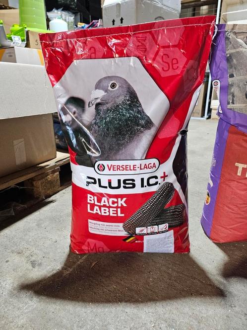Plus I.C. + Mutine Black Label Duivenvoer 20 kg - Versele La, Dieren en Toebehoren, Dierenvoeding, Vogel, Ophalen of Verzenden