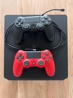 PlayStation 4 met 2 controllers, Consoles de jeu & Jeux vidéo, Consoles de jeu | Sony PlayStation 4, Comme neuf, Enlèvement, 1 TB