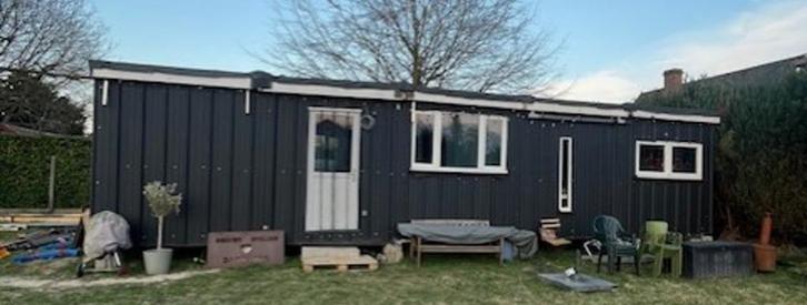 Wooncontainer +70m2, Doe-het-zelf en Bouw, Bouwketen en Schaftketen, Gebruikt, Ophalen