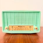 ZELDZAME VINTAGE BUIZENRADIO WUNDERCART A59 LICHTBLAUW RADIO, Antiek en Kunst, Verzenden