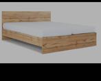 2 persoonsbed, incl matrassen en lattenbodems, Ophalen, Beige, Tweepersoons, 200 cm