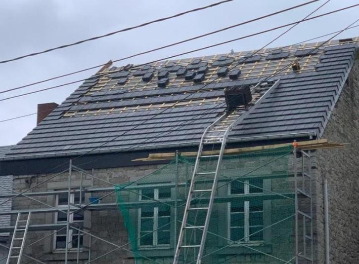 #façade #crépi #isolation #roofing #cimentage #renovation, Doe-het-zelf en Bouw, Dakpannen en Dakbedekking, Nieuw, Metaal, Ophalen of Verzenden