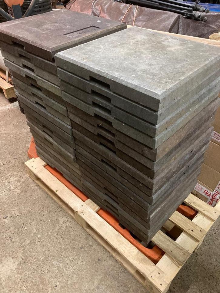 fundatietegels /stempelplaten / ondervullingsplaten, Doe-het-zelf en Bouw, Containers, Ophalen