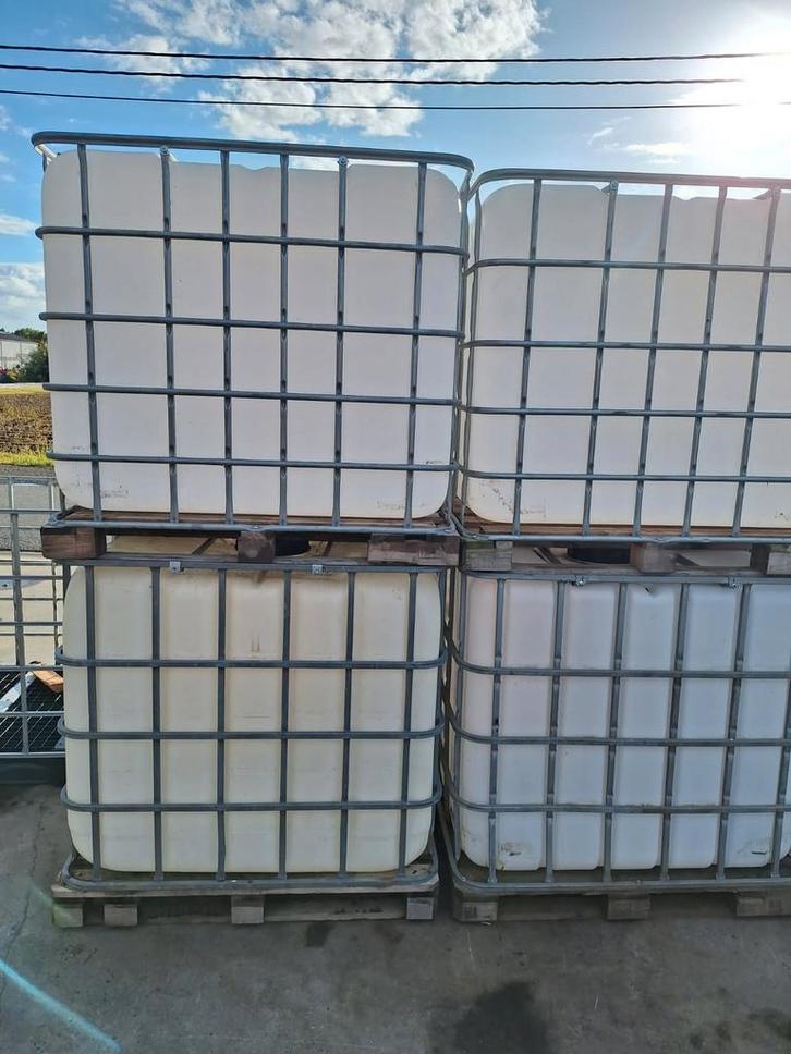 Palette en bois de conteneur de tonne d'eau Ibc, Jardin & Terrasse, Barils de pluie, Utilisé, Enlèvement