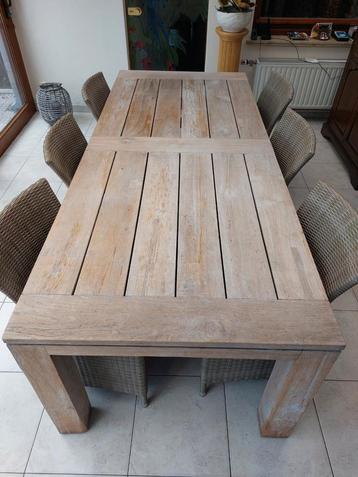 Teak eettafel, Enlèvement, Comme neuf