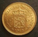 Nederland - 5 Gulden 1912 - AU, Timbres & Monnaies, Monnaies | Pays-Bas, 5 florins, Reine Wilhelmine, Enlèvement, Monnaie en vrac
