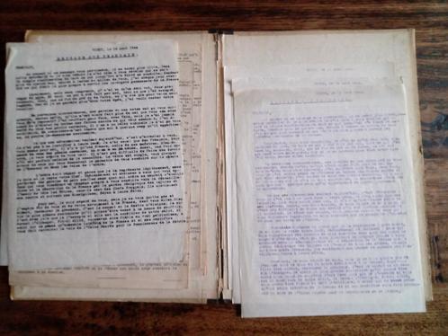 MARECHAL PETAIN VICHY Originele archieven 1941-1944 Militari, Boeken, Oorlog en Militair, Ophalen of Verzenden