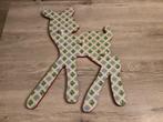 Vintage houten kinderkapstok hertenvorm (56x38 cm, Verzenden, Zo goed als nieuw, Kapstokje