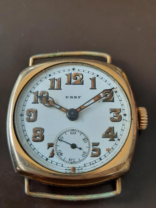 Montre boitier coussin, Collections, Objets militaires | Général, Enlèvement ou Envoi