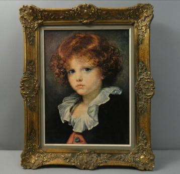 portrait d'un jeune enfant aux cheveux roux bouclés, Enlèvement ou Envoi