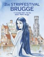 Affiche Stripfestival Brugge '21, Nieuw, Ophalen of Verzenden, Meerdere stripboeken