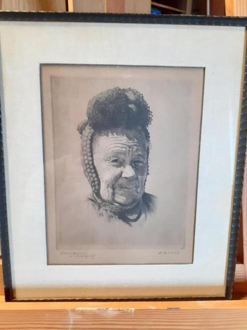 ETS Polderboerin J. GORUS, Antiek en Kunst, Kunst | Schilderijen | Klassiek, Ophalen