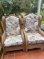 4 rotan zetels, Tuin en Terras, Ophalen, Gebruikt