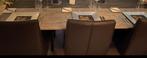 Joli eetkamerstoelen 8 stuks, Ophalen, Gebruikt, Bruin, Hout