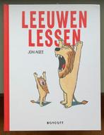 LEEUWENLESSEN-gevoelig prentenboek vol humor ovr dapper zijn, Fiction général, Jon Agee, Garçon ou Fille, 4 ans