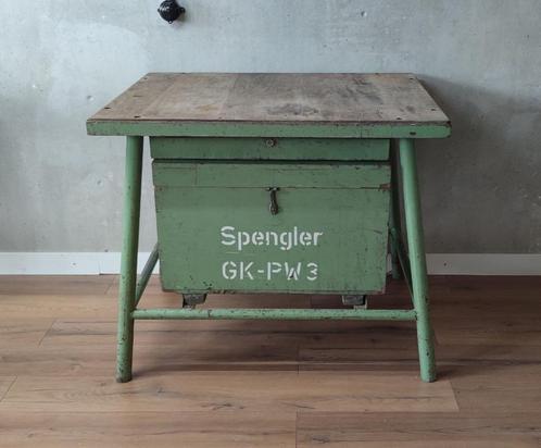 Industriële werkbank, industrieel dressoir, Huis en Inrichting, Kasten | Dressoirs, Gebruikt, 50 tot 100 cm, 75 cm of meer, Met lade(s)