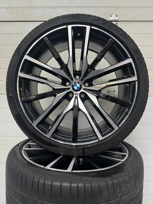 22’’ BMW X5 X6 G05 G06 VELGEN ZOMERBANDEN ORIG SET TPMS 742M, Auto-onderdelen, Banden en Velgen, Banden en Velgen, Zomerbanden