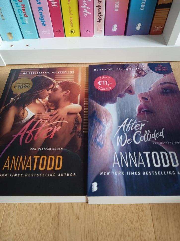 After (we collided) - Anna Todd, deel 1 en deel 2, Boeken, Romans, Gelezen, Ophalen of Verzenden