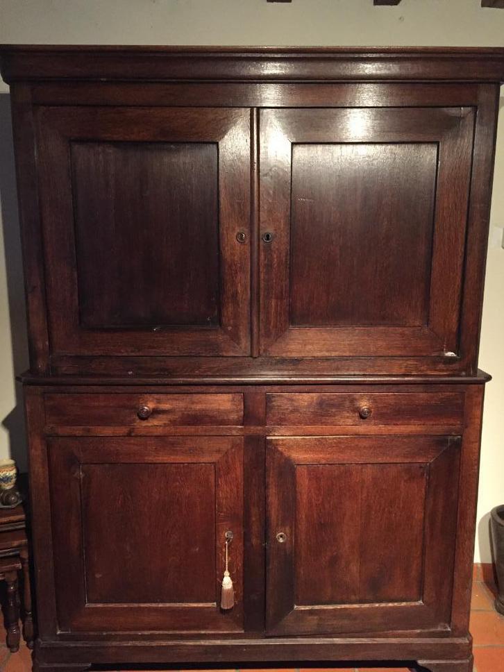 antieke kast - tv kast -bar kast, Antiek en Kunst, Antiek | Meubels | Kasten, Ophalen of Verzenden