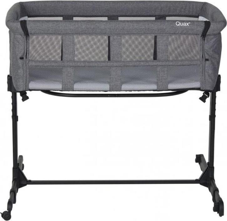 Cosleeper Quax side-by-side grijs + 2 hoezen, Kinderen en Baby's, Babywiegjes en Ledikanten, Gebruikt, Wieg, Ophalen