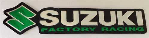 Suzuki Factory Racing metallic sticker #1, Motos, Accessoires | Autocollants, Envoi