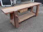 Mooie Masieve Werkbank, Ophalen of Verzenden, Gebruikt, 170 cm of meer, Bankschroef