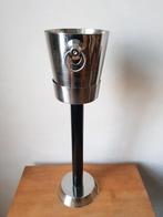 Pied pour seau à glace en métal chromé - avec seau, Enlèvement ou Envoi, Comme neuf