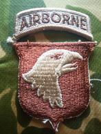 Amerikaanse badge 101st Airborne Iraq/Afghanistan, kop recht, Verzamelen, Militaria | Algemeen, Ophalen of Verzenden, Landmacht